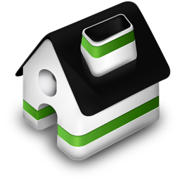 Home Green Icon 256x256 png